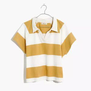 NWT Madewell Boxy Polo Tee in Size M